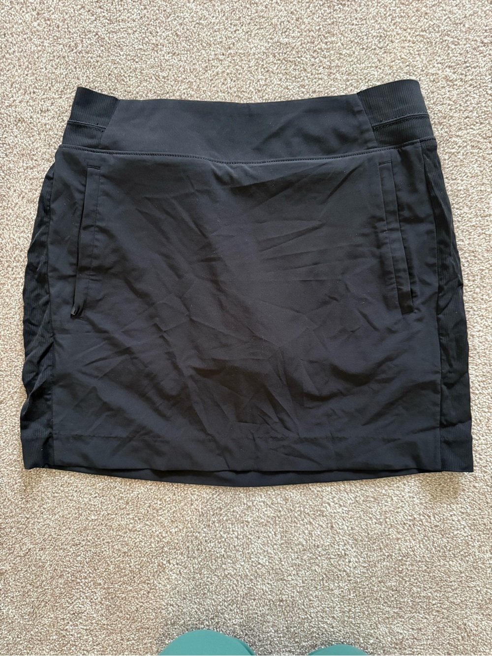 Athleta Black Active Mini Skort